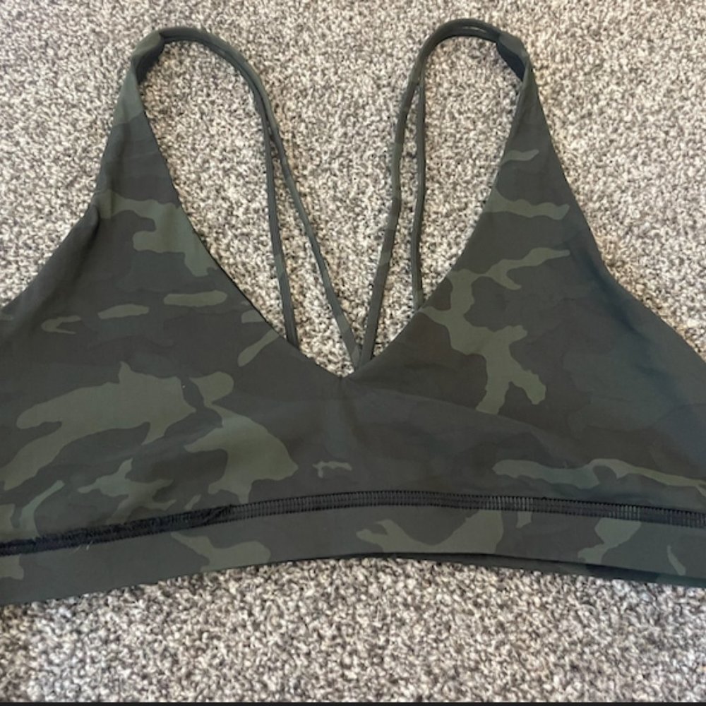 lululemon Camo Sports Bra